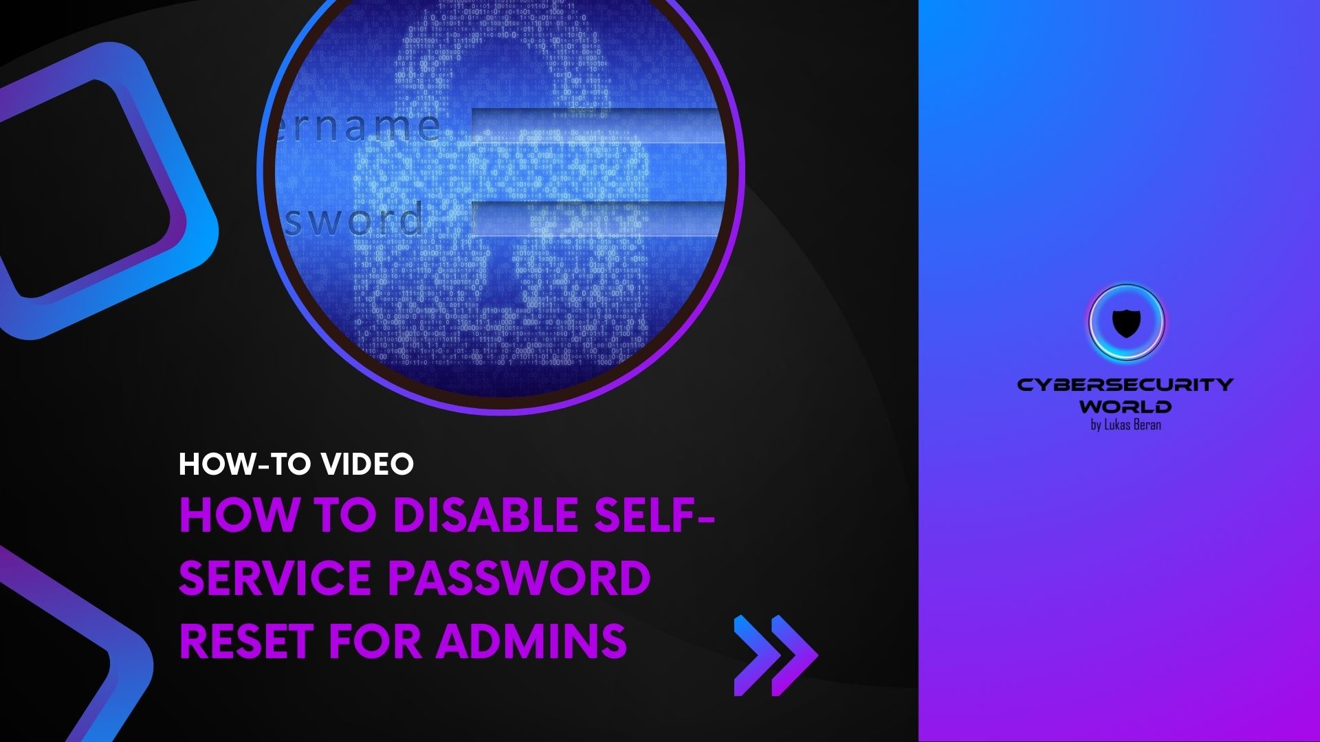 How to disable Self-Service Password Reset for administrators
